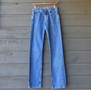 VTG 90s Y2K Levi's Silvertab Straight Leg Jeans 34" Inseam Size 1L 100% Cotton